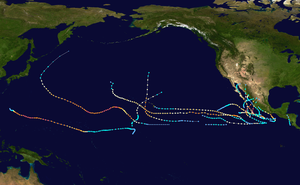 所有除名太平洋颶風(fēng)的路徑圖